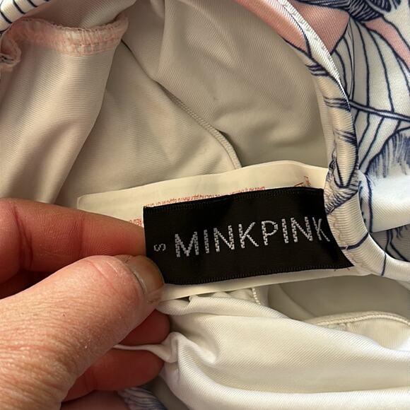 Mink Pink |  MOD CLOTH one piece one shoulder swimming suit Size S - Picture 6 of 12